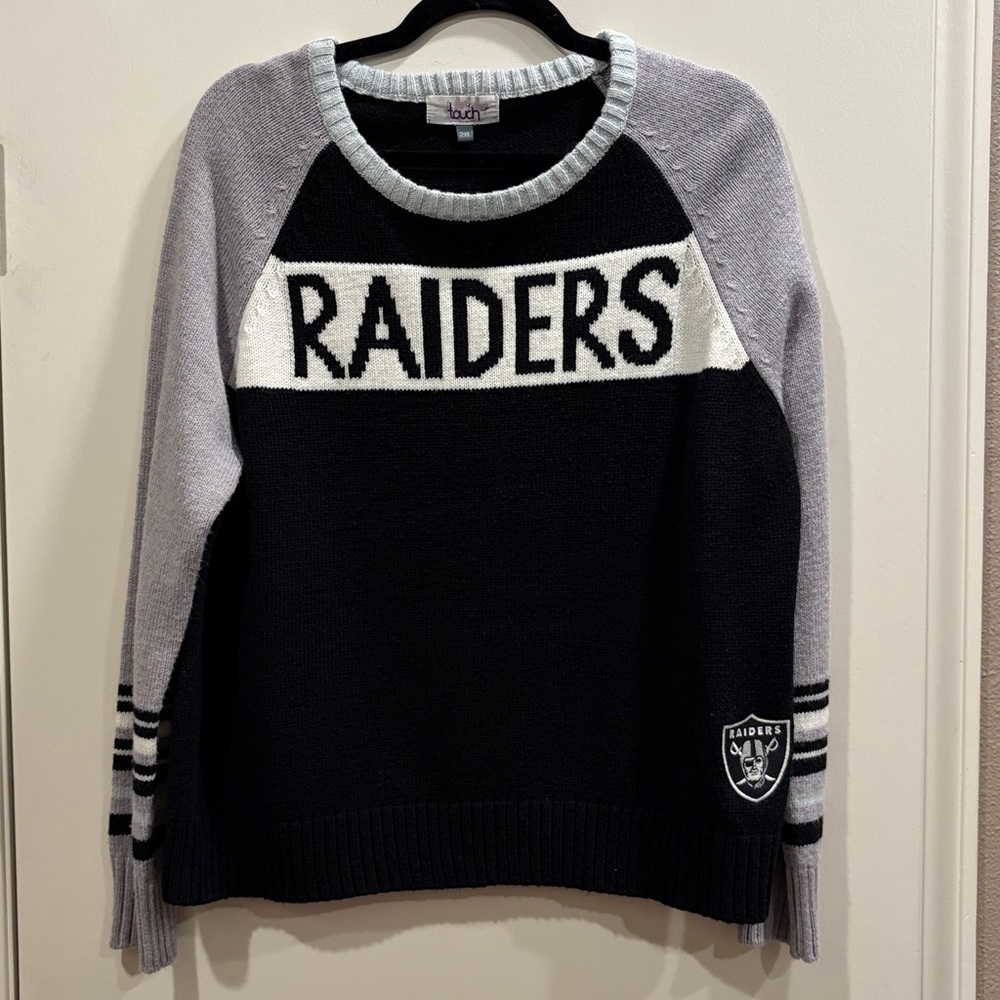Women's Las Vegas Raiders Touch by Alyssa  Milano 2 XL